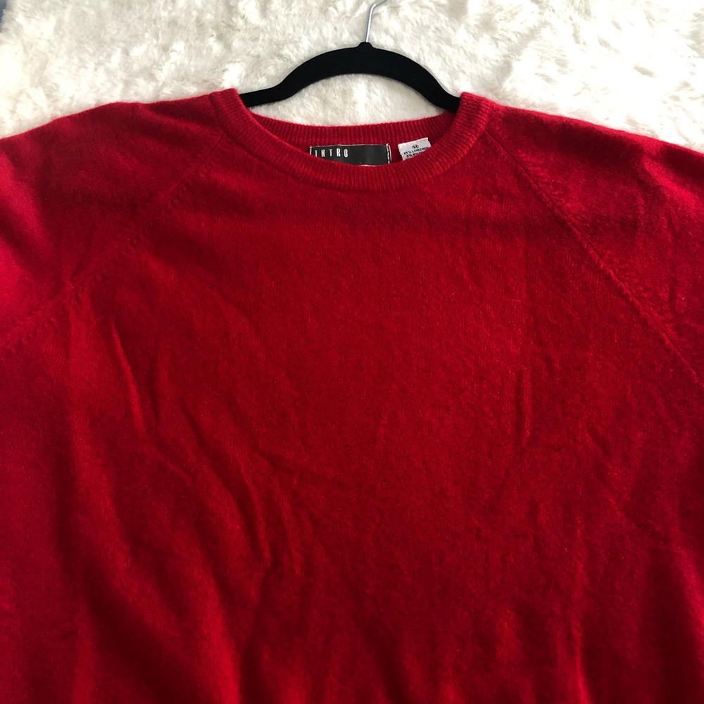 Intro Fenn Wright Manson Wool Blend Red Sweater - image 6